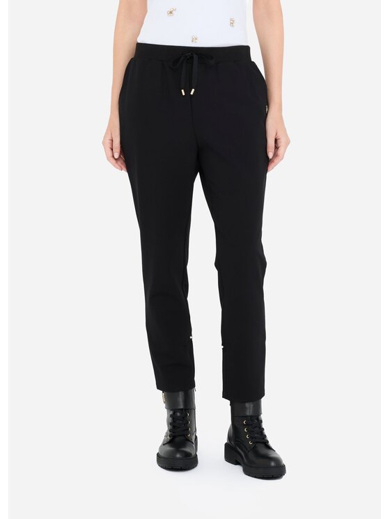 Liu Jo Liu Jo Pantaloni di tessuto TF5264T262022222 Nero Regular Fit