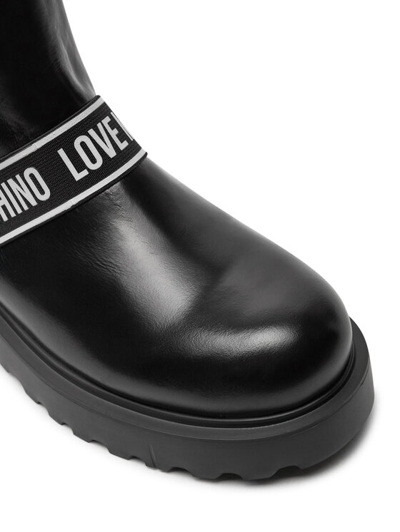 LOVE MOSCHINO LOVE MOSCHINO Kotníková obuv s elastickým prvkem JA24104G1LIA0000 Černá