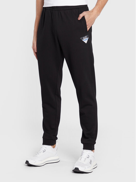 EA7 Emporio Armani Долнище анцуг 6LPP86 PJEQZ 1200 Черен Regular Fit ...