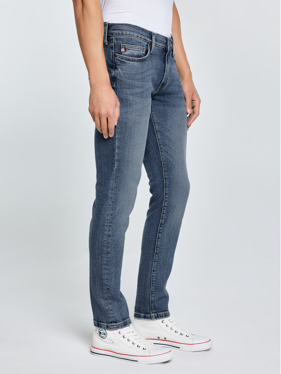 BIG STAR BIG STAR Jeansy TERRY SLIM Niebieski Slim Fit