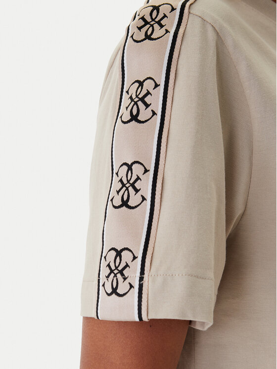 Guess Guess T-shirt V3RI08 I3Z14 Beige Regular Fit