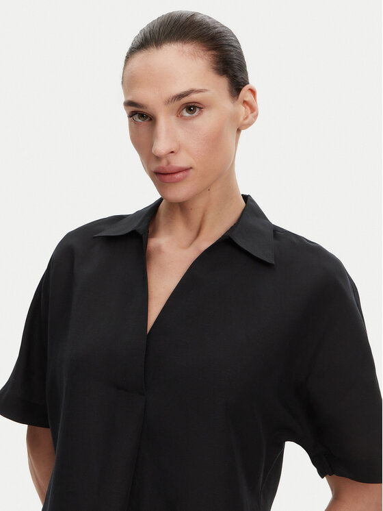 Calvin Klein Calvin Klein Vsakodnevna obleka K20K208382 Črna Relaxed Fit