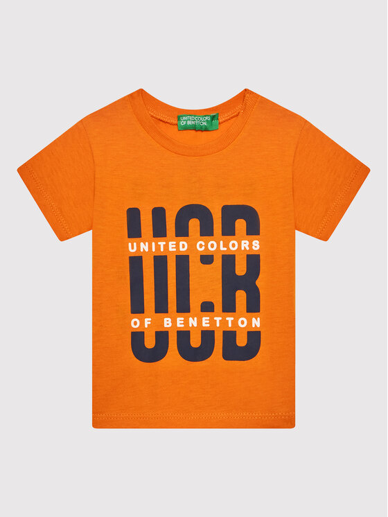 United Colors Of Benetton United Colors Of Benetton Футболка 3I1XG100G Оранжевий Regular Fit