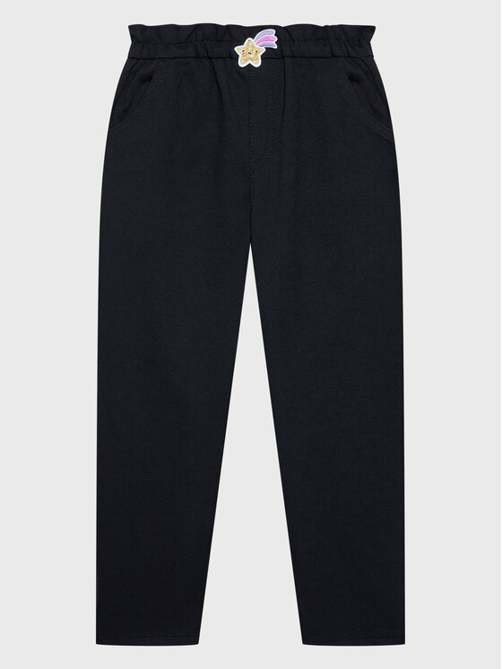 United Colors Of Benetton United Colors Of Benetton Штани з тканини 4LAAGF00B Чорний Regular Fit
