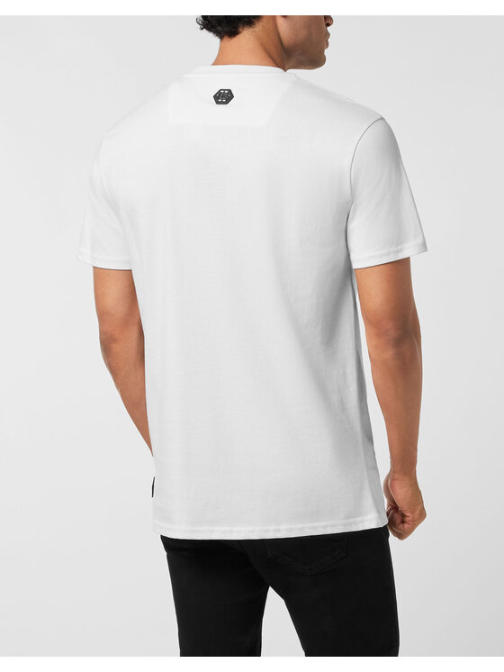PHILIPP PLEIN PHILIPP PLEIN T-Shirt 26239 Biały Regular Fit