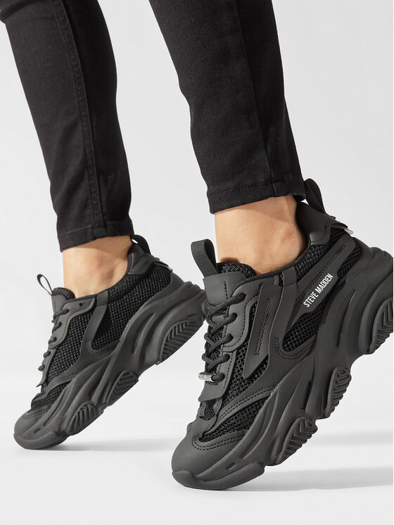 Steve Madden Steve Madden Laisvalaikio batai Possession-E Sneaker SM19000033 SM19000033-001 Juoda