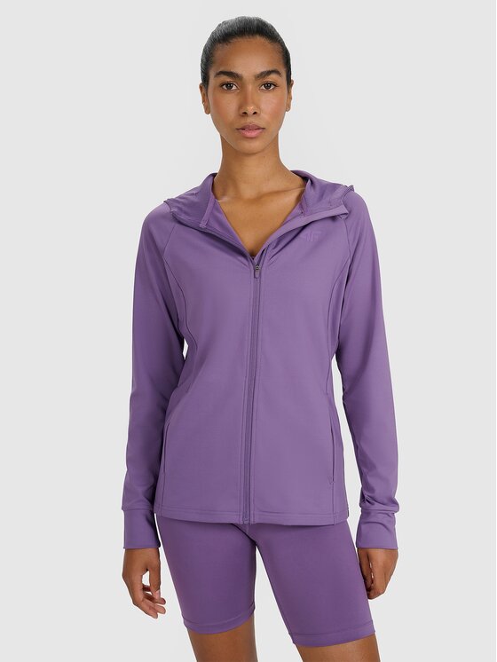 4F 4F Felpa tecnica 4FWAW25TFSWF585-53S Rosa Regular Fit