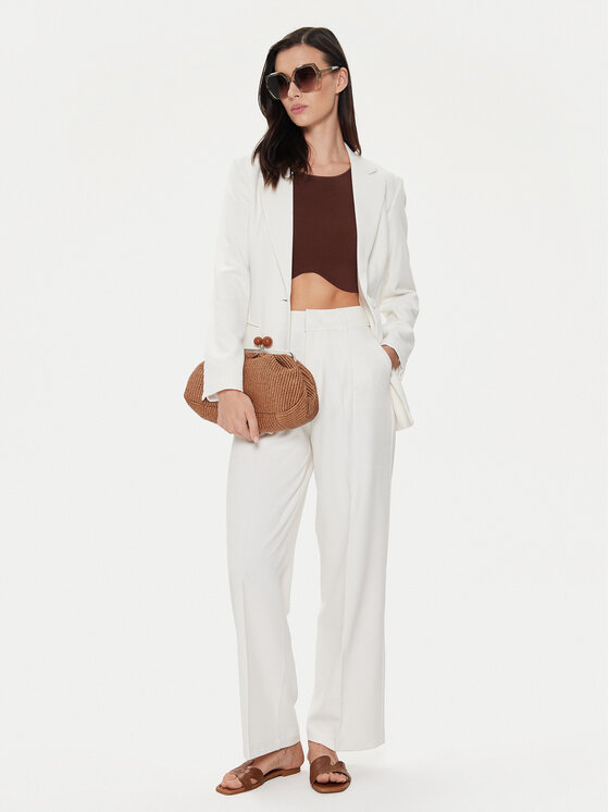 United Colors Of Benetton United Colors Of Benetton Σακάκι 2KCMDW024 Εκρού Regular Fit
