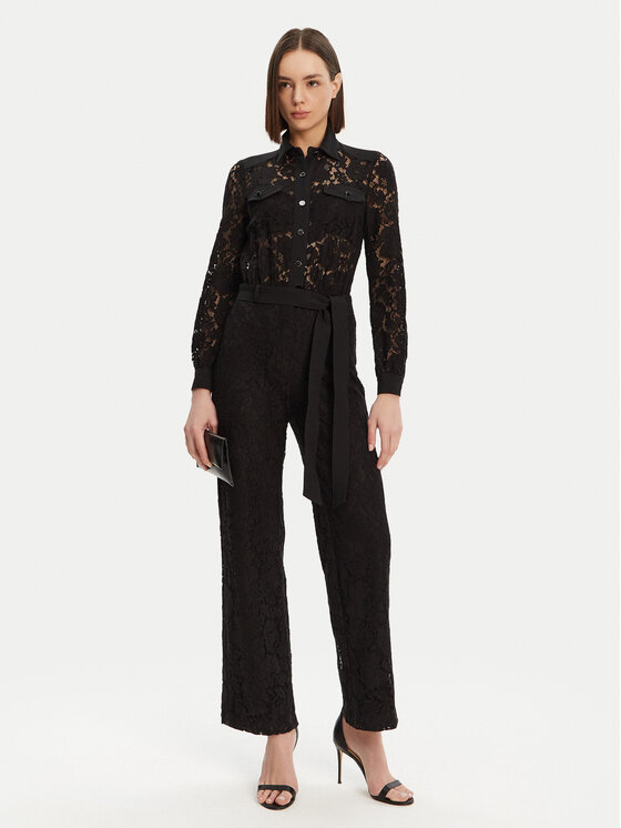 Morgan Morgan Jumpsuit 251-PIOU Nero Regular Fit