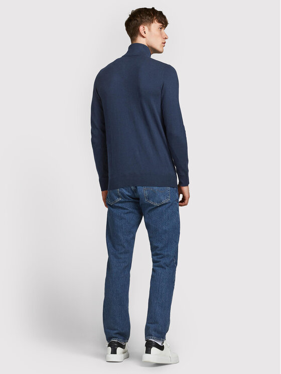 Jack & Jones Jack & Jones Džemper Emil 12189339 Tamnoplava Regular Fit