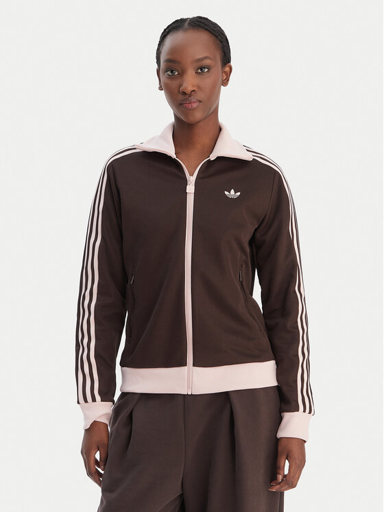 adidas adidas Bluză adicolor Classic KD3742 Maro Regular Fit