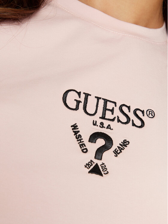 Guess Guess T-shirt V4YI21 KCDH1 Rosa Slim Fit