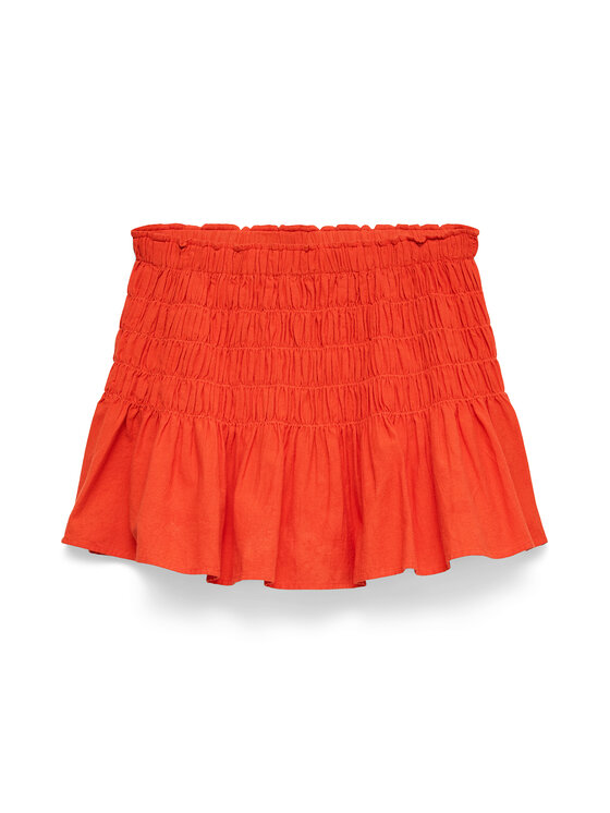 Vero Moda Vero Moda Spódnica mini Sofia 10350924 Pomarańczowy Regular Fit