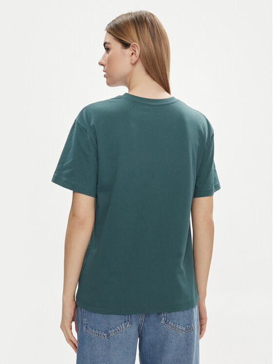 Lee Lee Póló 112350208 Zöld Relaxed Fit