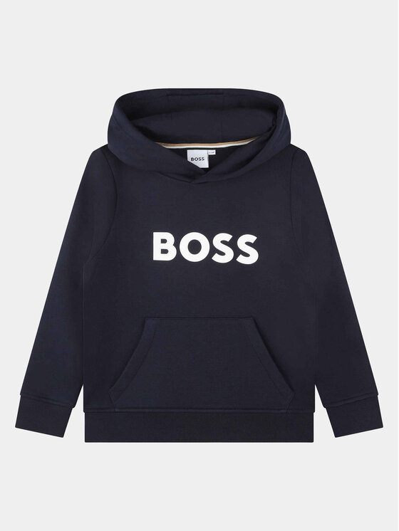 BOSS Boss Pulóver J25Q15 S Sötétkék Regular Fit