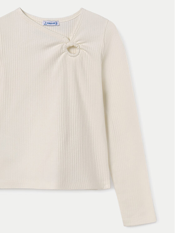 Mayoral Mayoral Bluse 7011 Écru Regular Fit