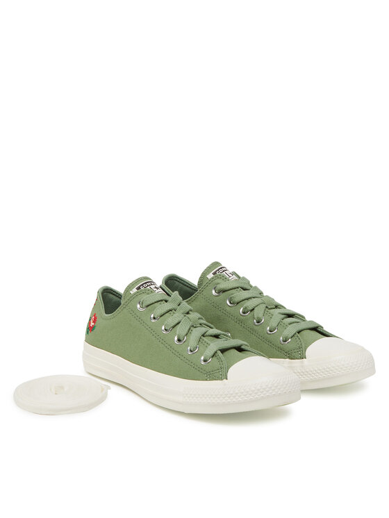 Converse Converse Scarpe da ginnastica Chuck Taylor All Star Rose Cross Stitch A13658C Verde