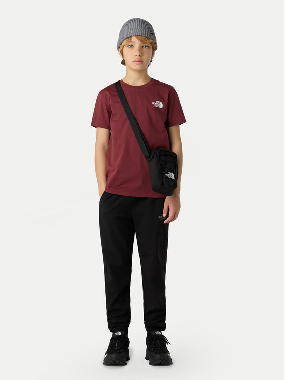 The North Face The North Face T-särk Simple Dome NF0A87T4 Bordoopunane Regular Fit