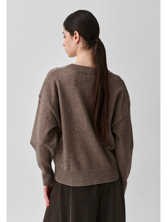 TATUUM TATUUM Sweter ELNERKA 1 Brązowy Classic Fit