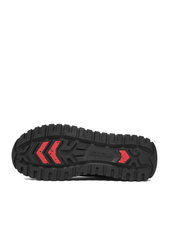 Rieker Rieker Schnürschuhe CEO-U1570-00 Schwarz