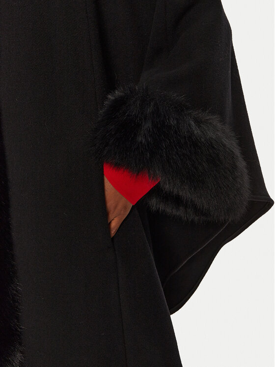 YES LONDON YES LONDON Wollmantel CD1193/ECO Schwarz Regular Fit