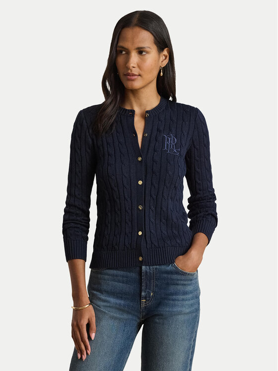 LAUREN RALPH LAUREN Cardigan 200P14040002 Bleumarin Regular Fit