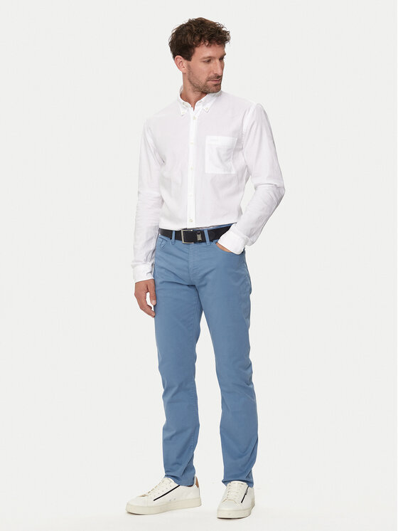 BOSS Boss Camicia S-Roan-Bd-E-1P-C-242 50515142 Bianco Slim Fit