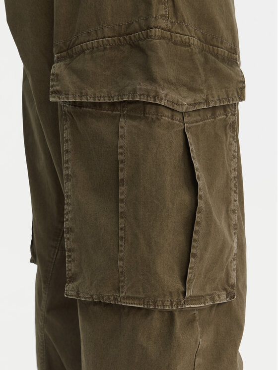G-Star Raw G-Star Raw Kalhoty z materiálu D28756-D388 Zelená Boyfriend Fit