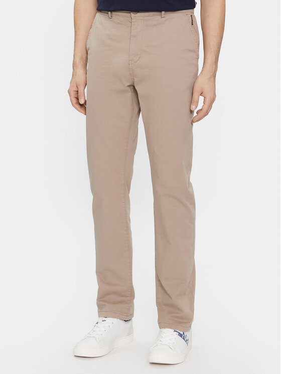 Napapijri Napapijri Chino kalhoty Puyo NP0A4H1F Béžová Slim Fit