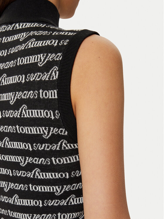 Tommy Jeans Tommy Jeans Garbó DW0DW19346 Fekete Slim Fit