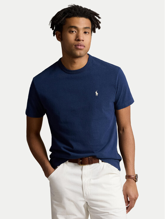Polo Ralph Lauren Polo Ralph Lauren T-Shirt 710916698018 Granatowy Regular Fit