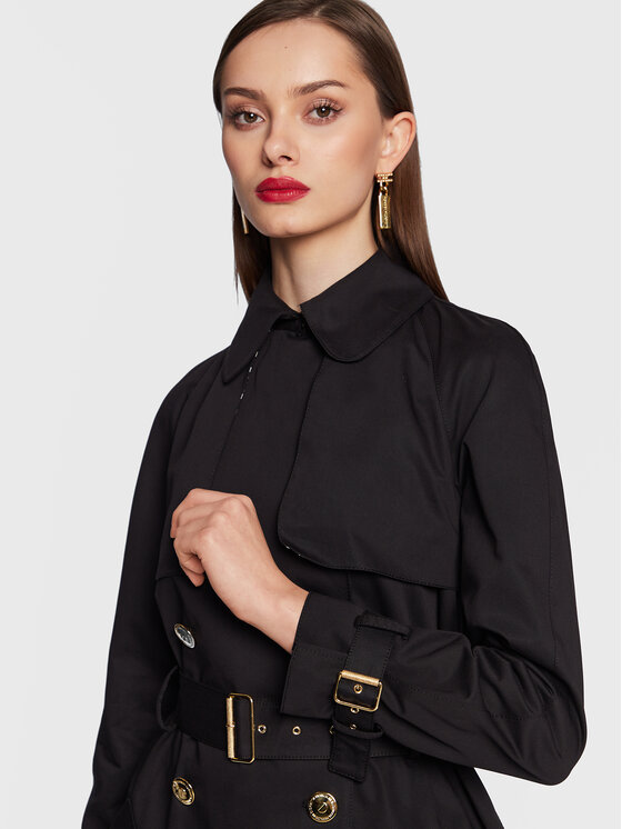 Elisabetta Franchi Elisabetta Franchi Καπαρτίνα SP-003-31E2-V800 Μαύρο Regular Fit