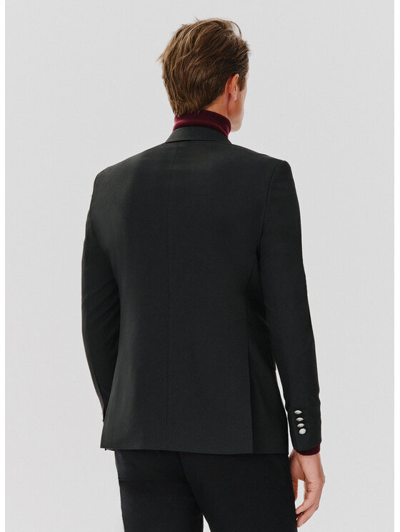 Pako Lorente Pako Lorente Marynarka P24WF-3X-024 Czarny Slim Fit