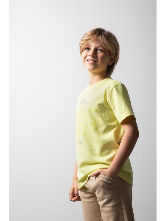 Coccodrillo Coccodrillo T-Shirt WC6143203NBJ-004 Żółty Regular Fit