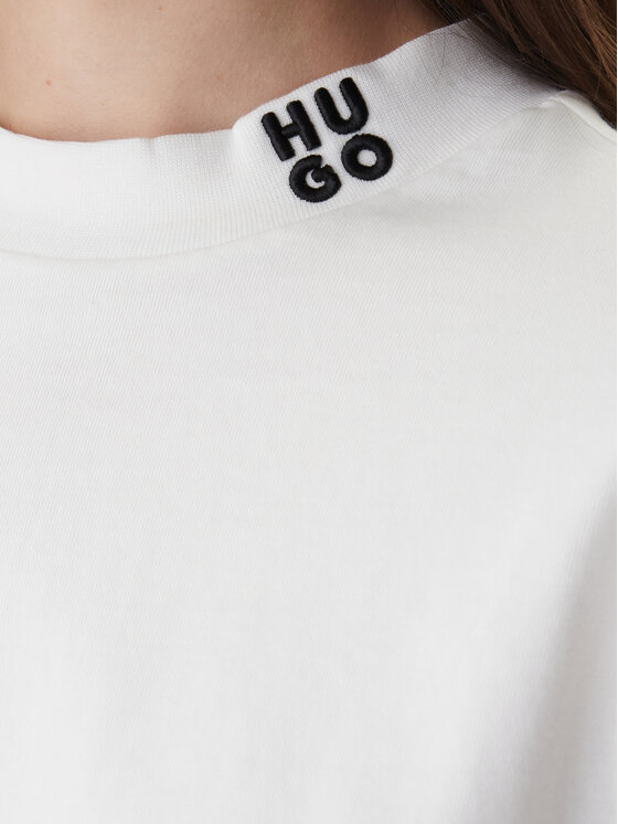 HUGO HUGO T-shirt Damelody 50561189 Bianco Regular Fit