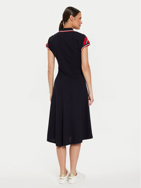 Tommy Hilfiger Tommy Hilfiger Haljina za svaki dan WW0WW41269 Tamnoplava Regular Fit