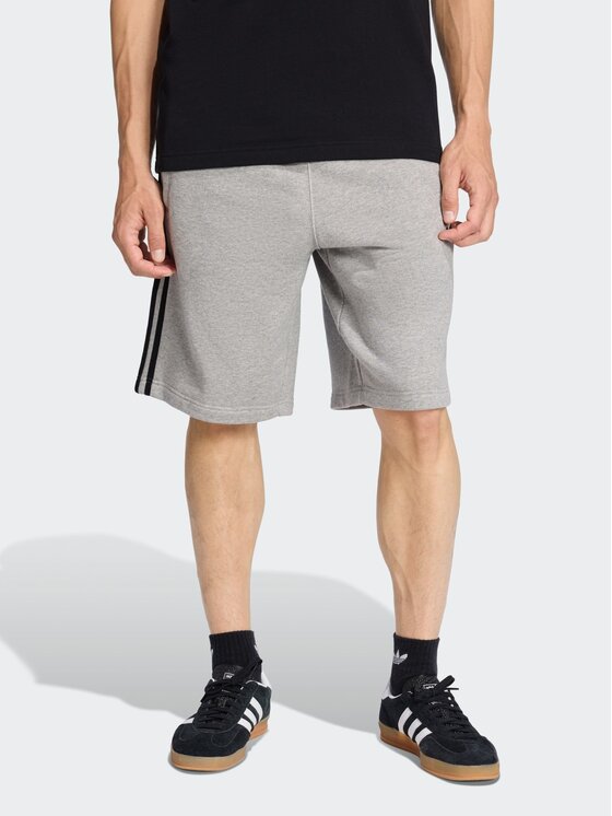 adidas adidas Szorty materiałowe 159264 Szary Regular Fit