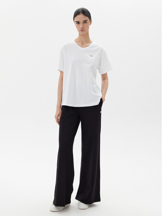 EA7 Emporio Armani EA7 Emporio Armani T-Shirt 7W000029 AF10373 U0002 Biały Loose Fit
