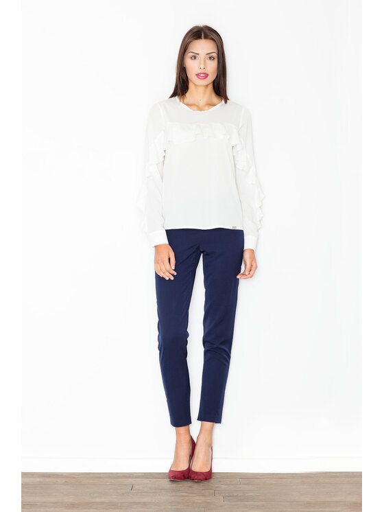FIGL FIGL Blúzka M466 Écru Regular Fit