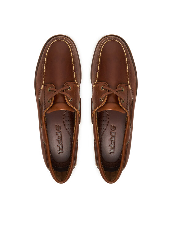 Timberland Timberland Mokasyny Classic Boat 2 Eye TB0A232XF741 Brązowy
