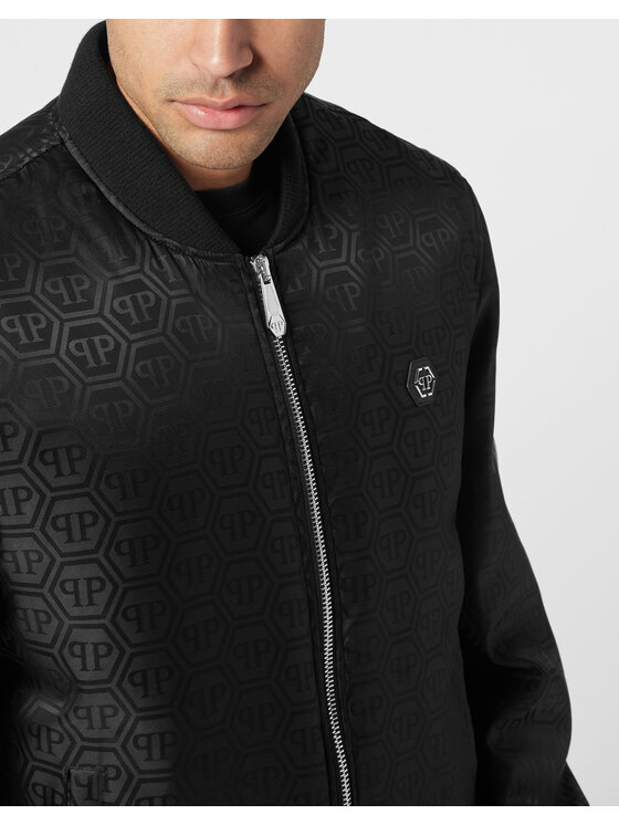 PHILIPP PLEIN PHILIPP PLEIN Bunda bomber 26075 Černá Regular Fit