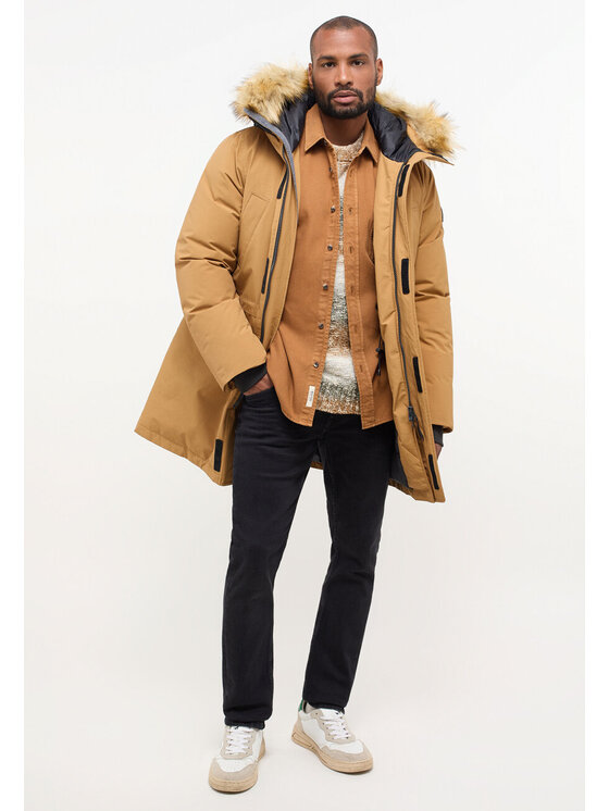 Mustang Mustang Giubbotto invernale David Arctic Parka Giallo Regular Fit