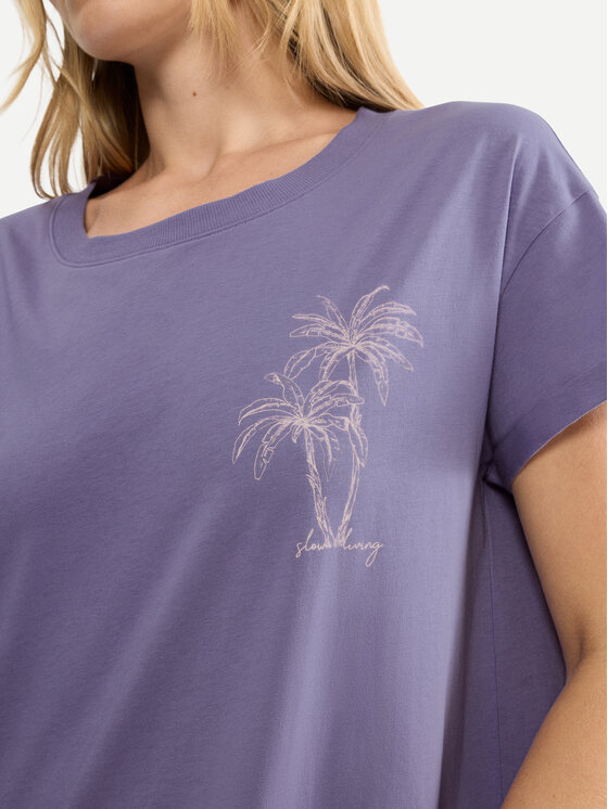 Triumph Triumph Cămașă de noapte 10221117 Violet Relaxed Fit
