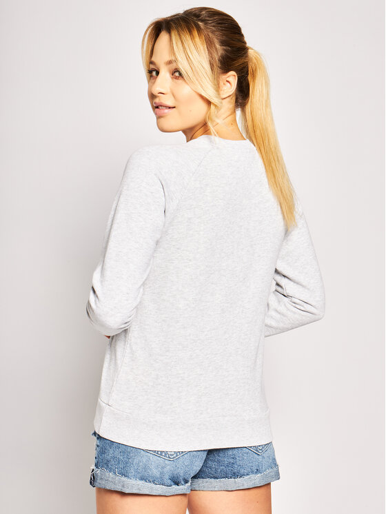 Lee Lee Bluza Crew L53KBR03 112112371 Szary Regular Fit