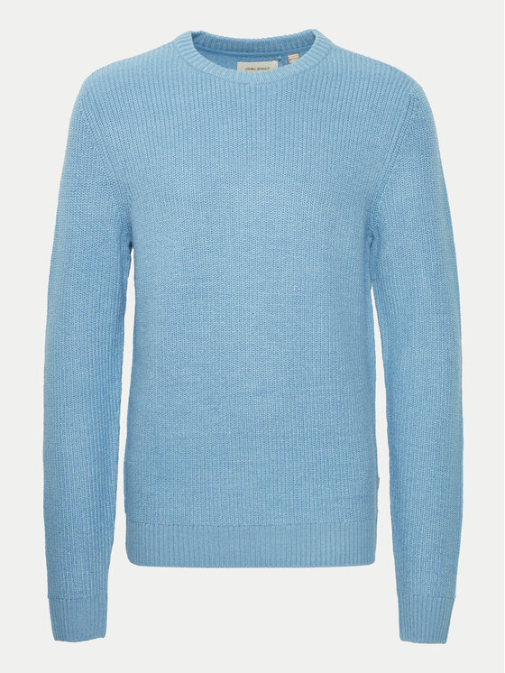 Blend Blend Sweter 20717277 Błękitny Regular Fit