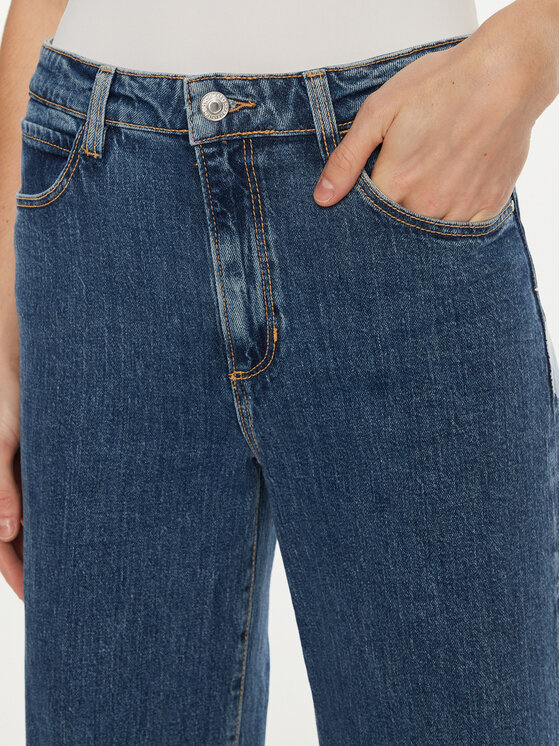 Guess Guess Джинси W4BA1A D4NH5 Голубий Wide Leg