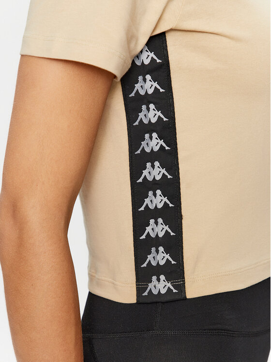 Kappa Kappa T-shirt 313021 Bež Relaxed Fit
