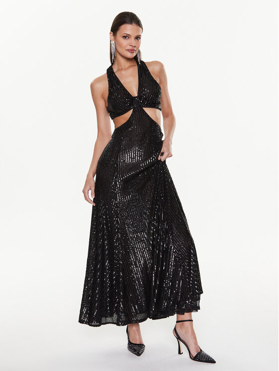 PINKO Pinko Abendkleid Attratto 100929 A0MG Schwarz Regular Fit