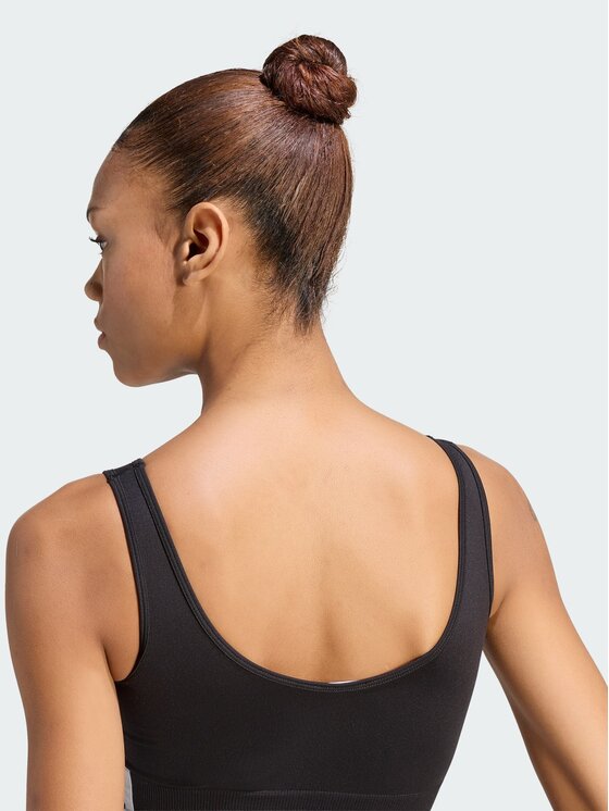 adidas adidas Спортивний бюстгальтер Essentials 3 Stripes Seamless Bralette KZ4109 Чорний
