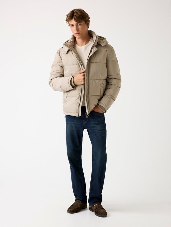 Guess Guess Μπουφάν μεταβατικό 168867 Καφέ Classic Fit